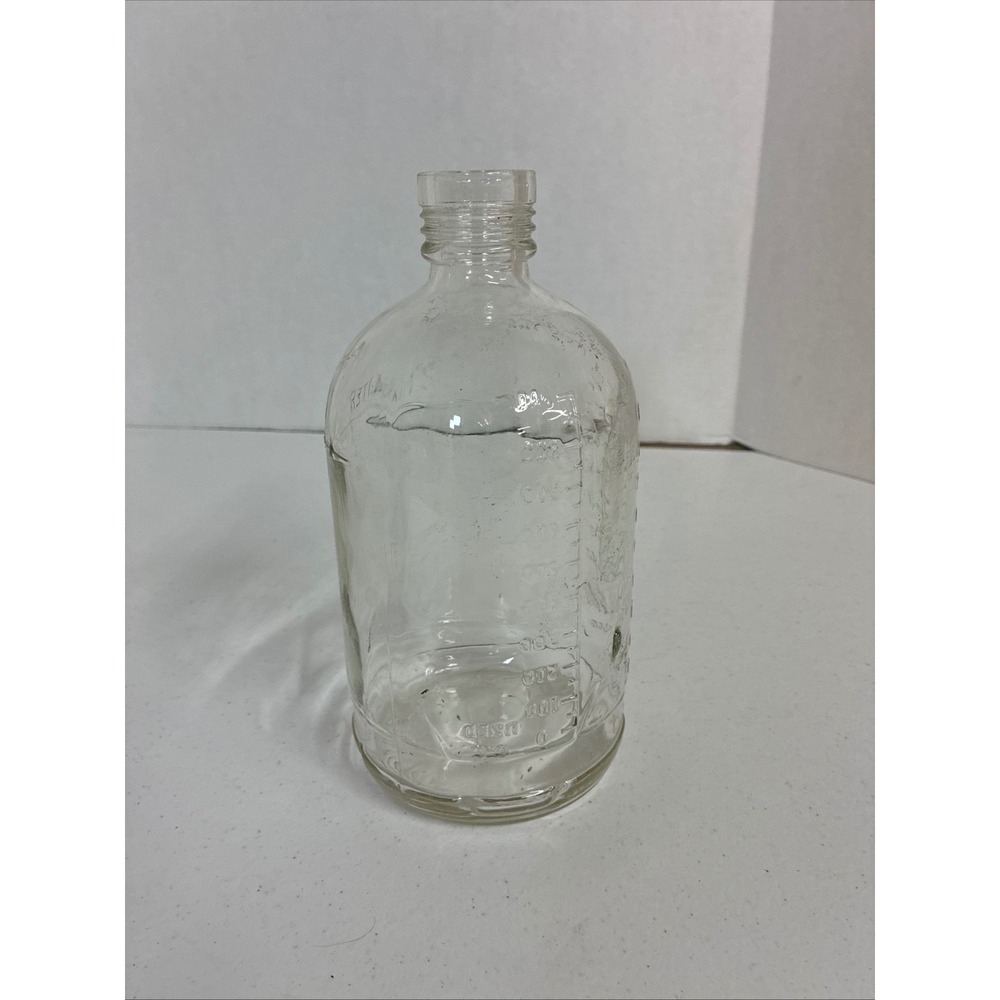 Vintage Baxter Laboratories 1000cc Glass Apothecary Bottle Medical Industrial